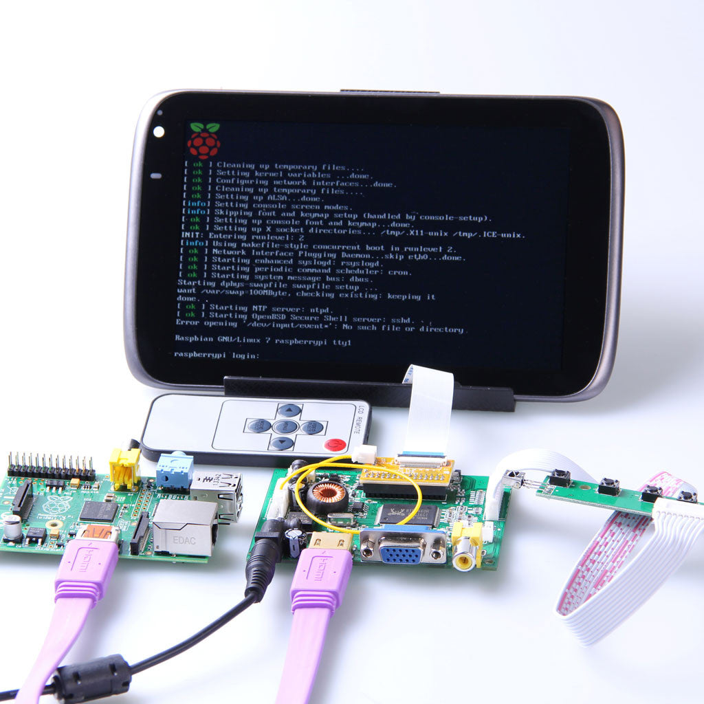 7-inch IPS display kit in use