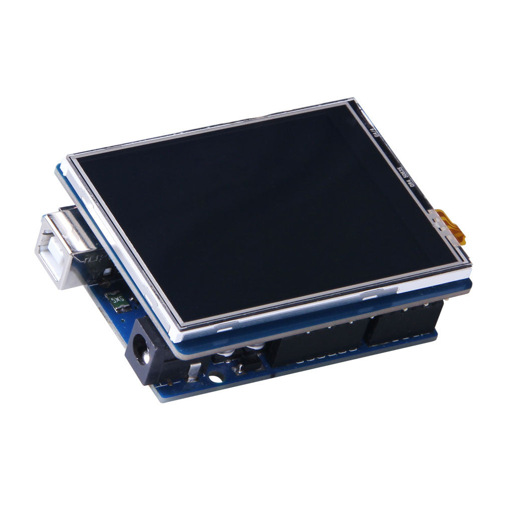 DisplayModule 2.8" 240x320 TFT LCD Display Module With Resistive Touch For Arduino And mbed - SPI, 4MB Flash