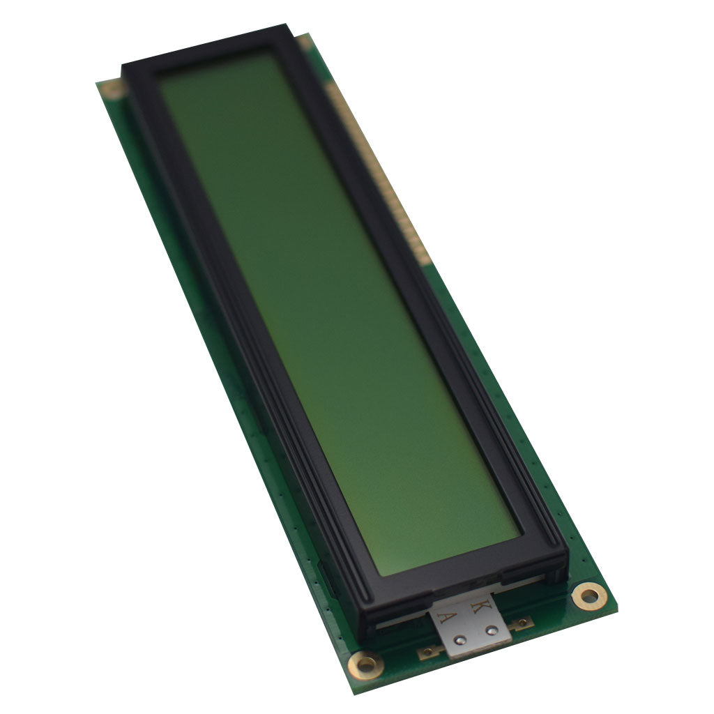 DisplayModule 4.9" 202x32 Industrial Yellow Green Graphic LCD - MCU