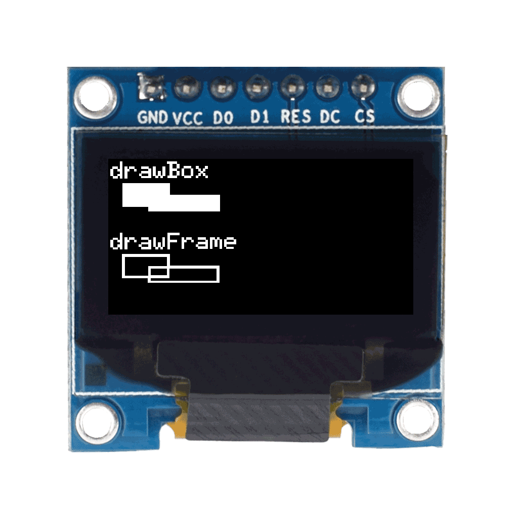 0.96-inch OLED graphics display module plays animation