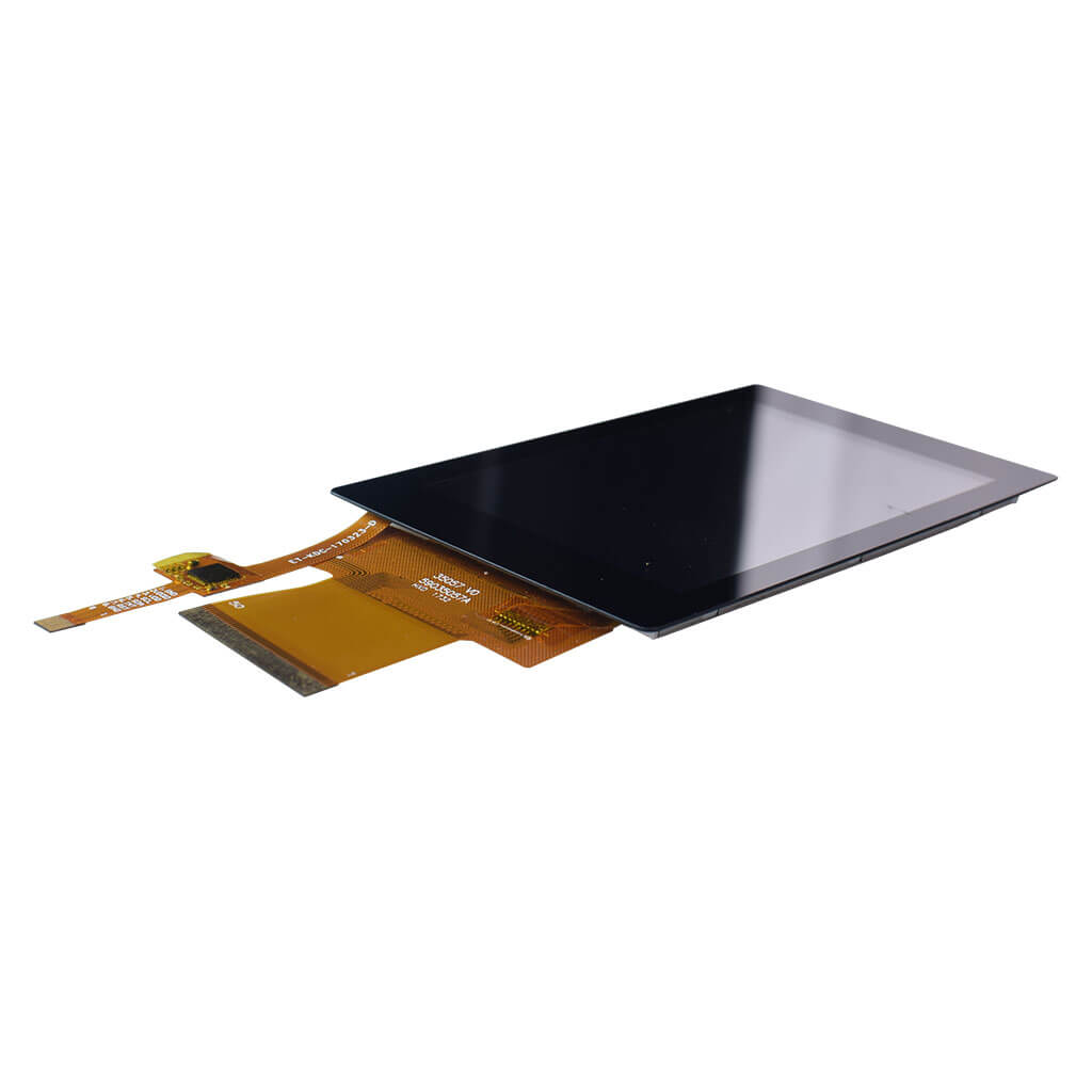 side view of 3.5-inch IPS display panel with 320x480 resolution, capacitive touch