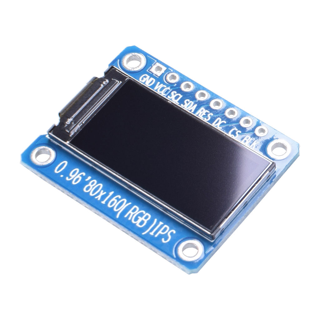 Top view of 0.96-inch OLED display module
